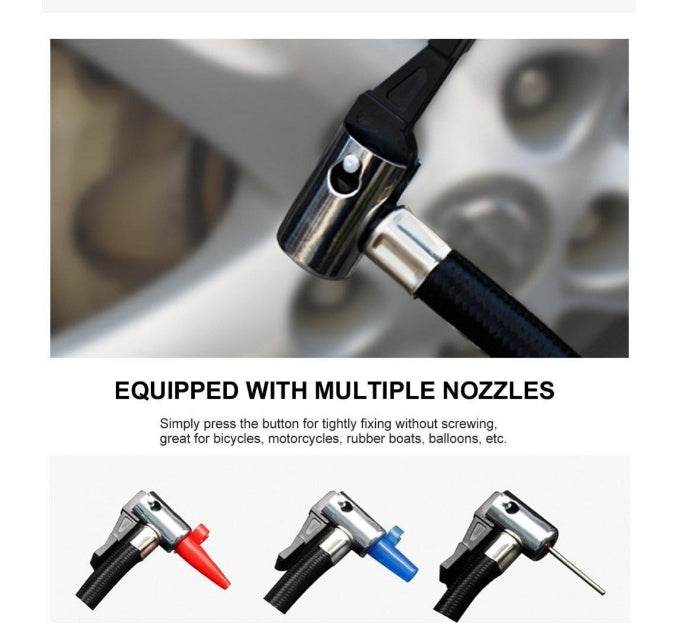 Compresseur d'Air Portable Numérique - 12 Volts - Allomarc.com