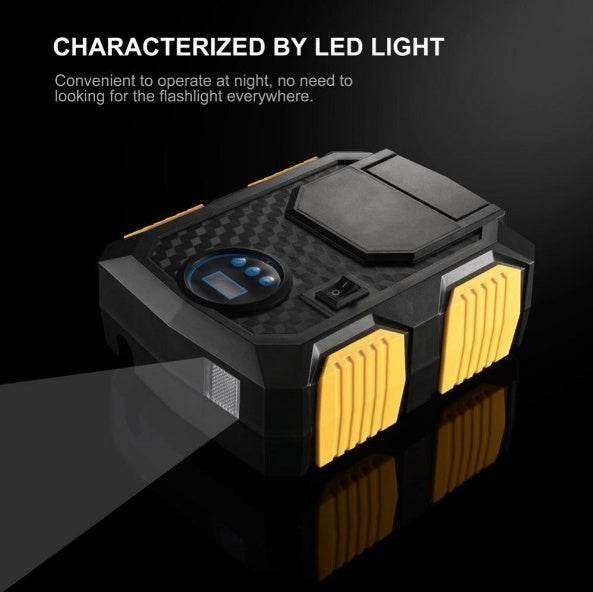 Compresseur d'Air Portable Numérique - 12 Volts - Allomarc.com