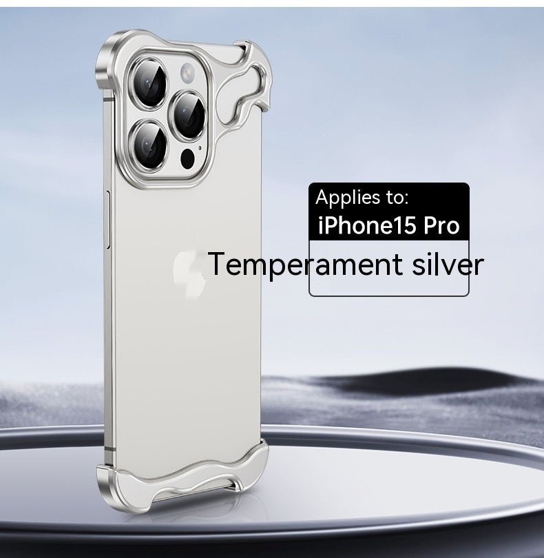 Coque de Téléphone avec Coins Métalliques Spéciaux - Protection Anti - Chute Frameless - Allomarc.com