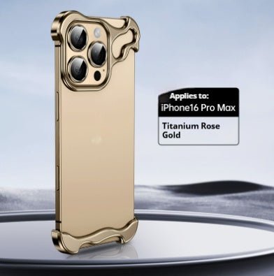 Coque de Téléphone avec Coins Métalliques Spéciaux - Protection Anti - Chute Frameless - Allomarc.com