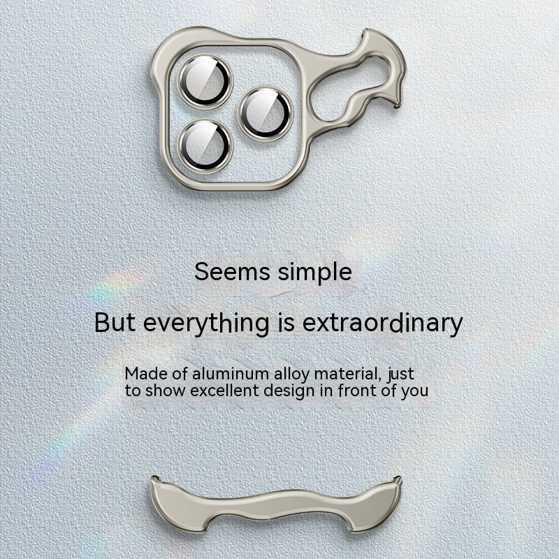 Coque de Téléphone avec Coins Métalliques Spéciaux - Protection Anti - Chute Frameless - Allomarc.com