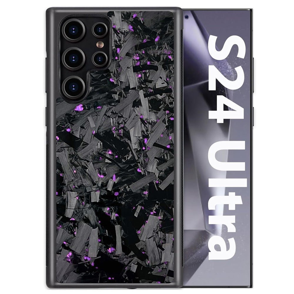 Coque de Téléphone en Fibre de Carbone avec Motif Grand Grain - Allomarc.com