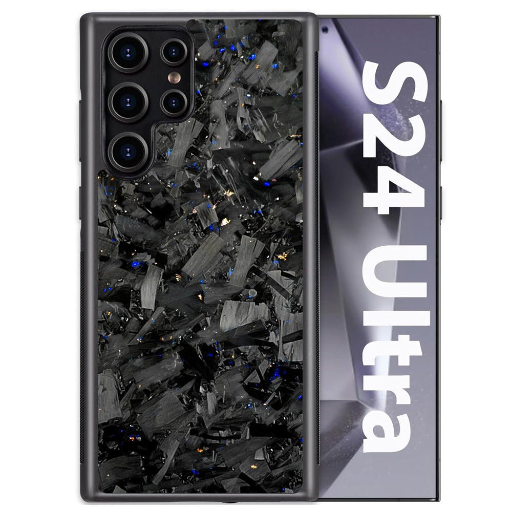 Coque de Téléphone en Fibre de Carbone avec Motif Grand Grain - Allomarc.com