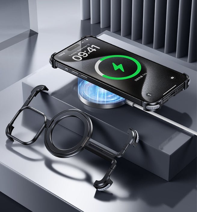 Coque de Téléphone Métallique Anti - Chute en Aluminium de Grade Aéronautique - Allomarc.com