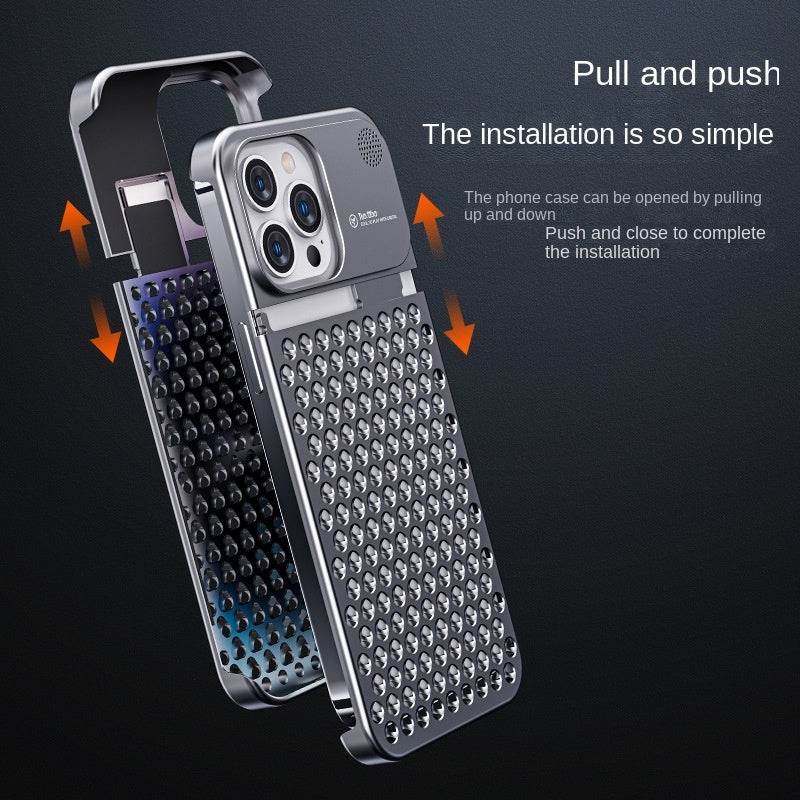 Coque en Aluminium pour iPhone 14/13 Pro Max Plus - Allomarc.com