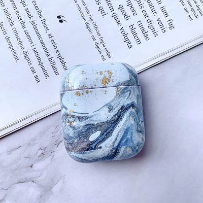 Coque Marbre Blanc Compatible avec AirPods - Allomarc.com