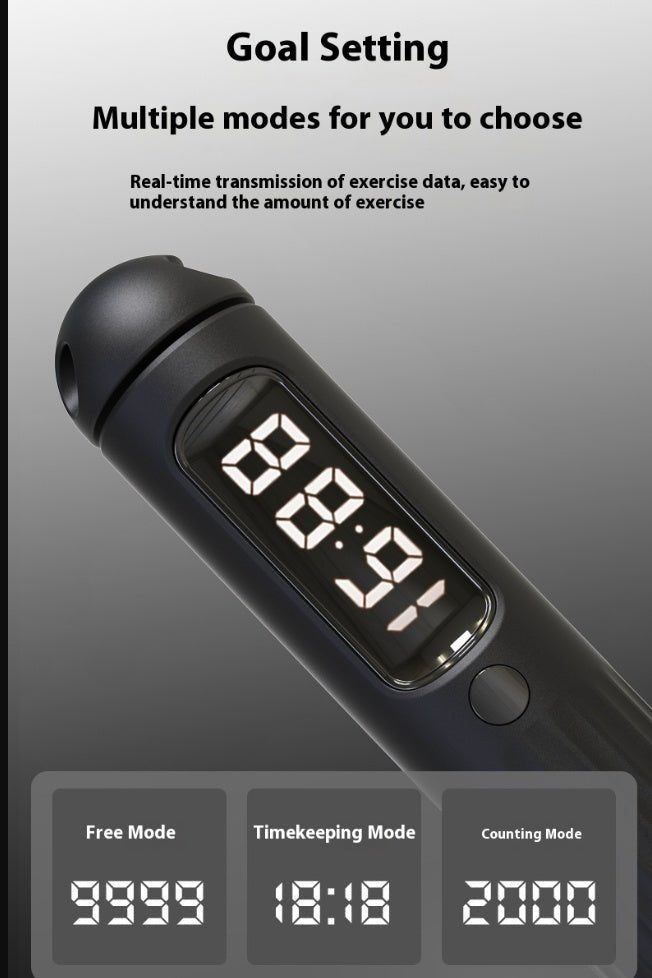 Corde à sauter Bluetooth intelligente avec compteur et balle de fitness - Allomarc.com