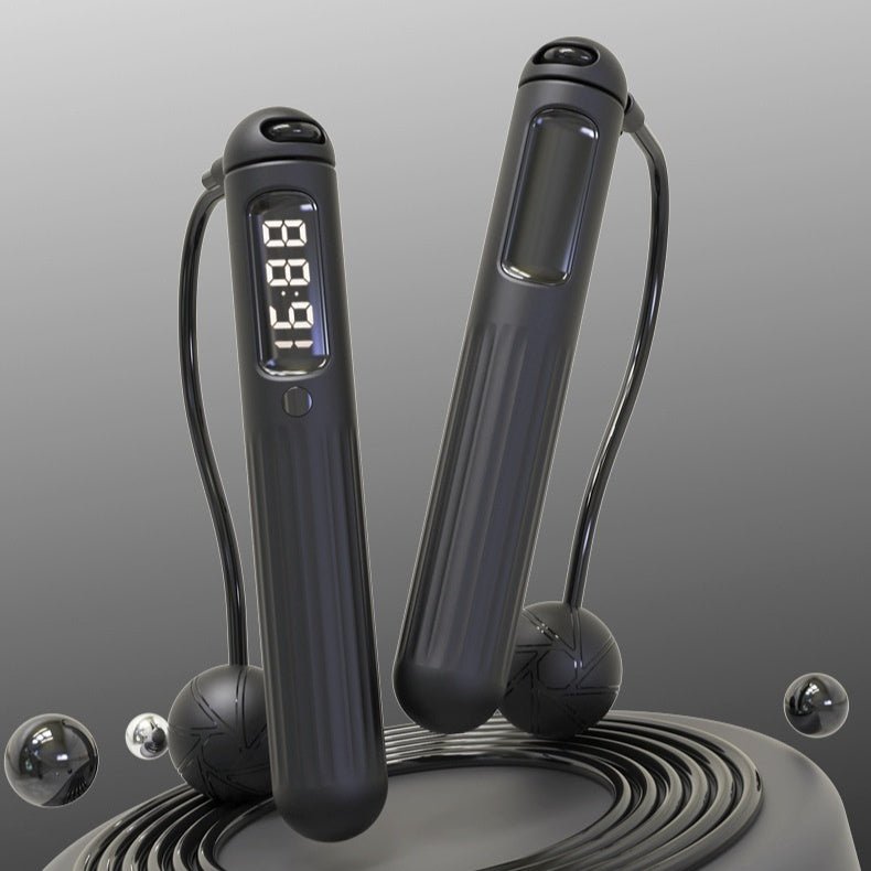 Corde à sauter Bluetooth intelligente avec compteur et balle de fitness - Allomarc.com