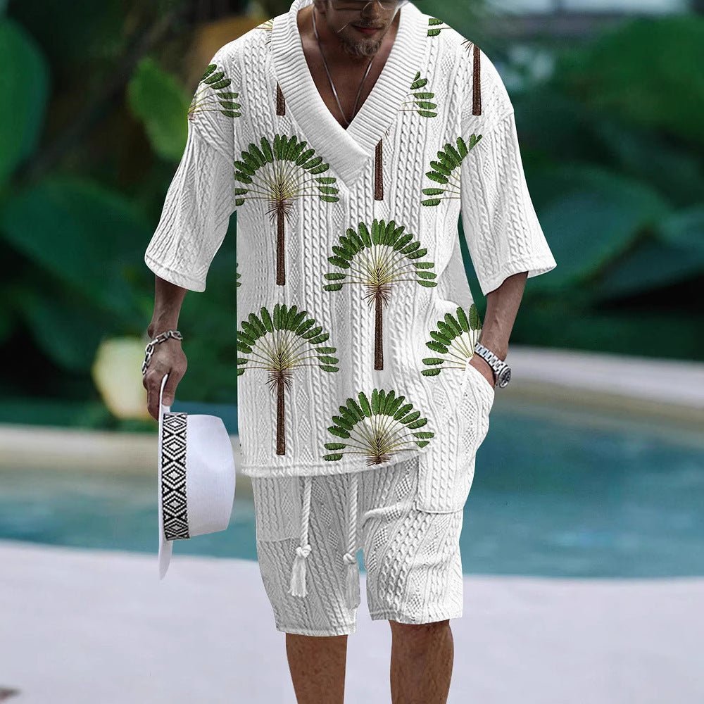 Costume Décontracté à Manches Courtes Lâche - Allomarc.com