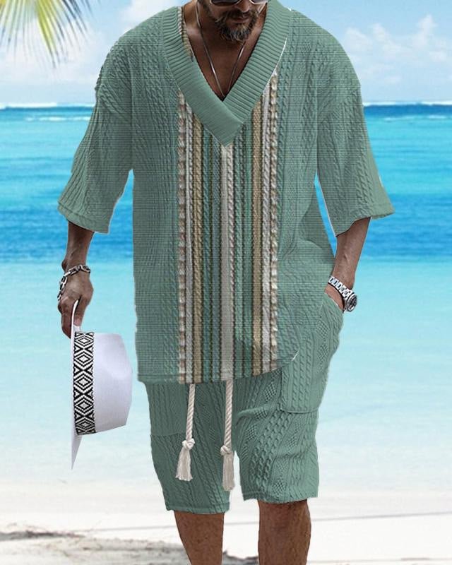 Costume Décontracté à Manches Courtes Lâche - Allomarc.com