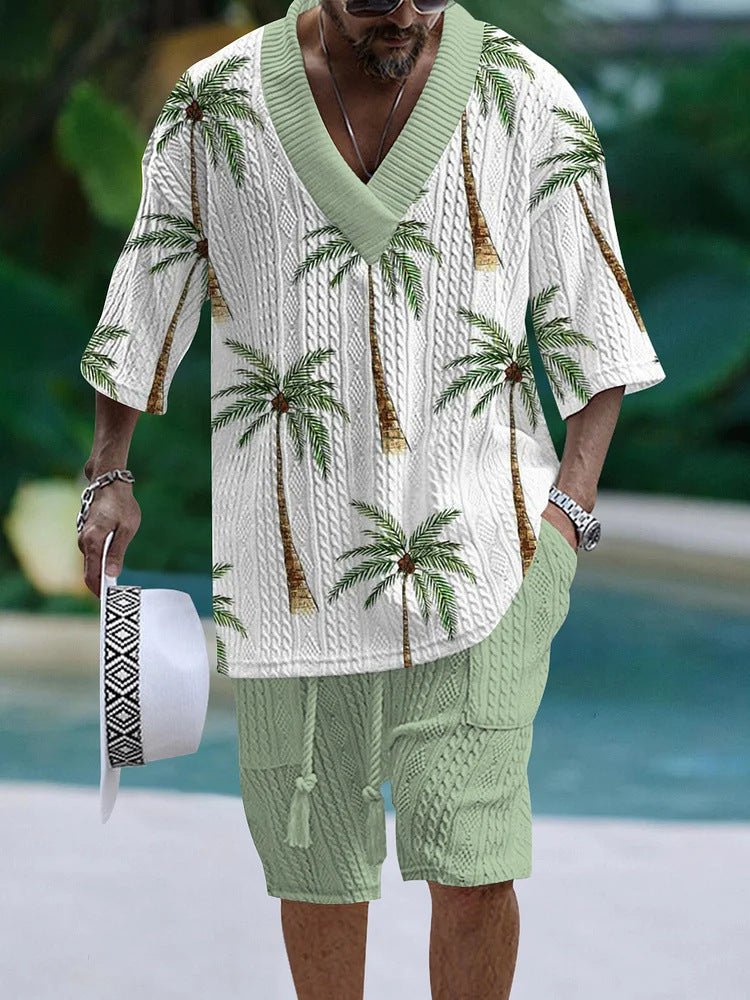 Costume Décontracté à Manches Courtes Lâche - Allomarc.com