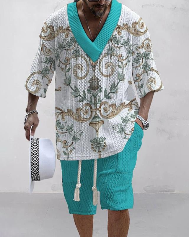 Costume Décontracté à Manches Courtes Lâche - Allomarc.com