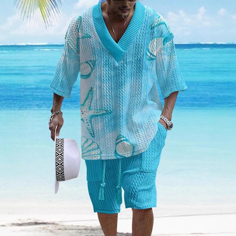 Costume Décontracté à Manches Courtes Lâche - Allomarc.com