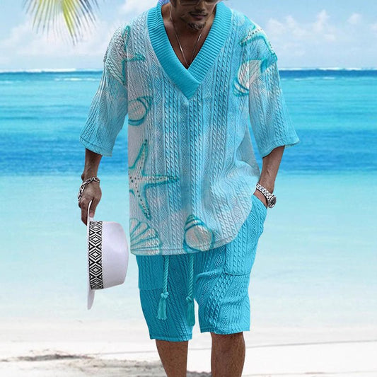 Costume Décontracté à Manches Courtes Lâche - Allomarc.com