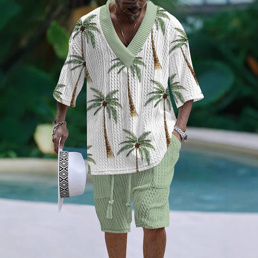 Costume Décontracté à Manches Courtes Lâche - Allomarc.com