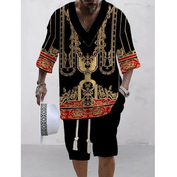 Costume Décontracté à Manches Courtes Lâche - Allomarc.com