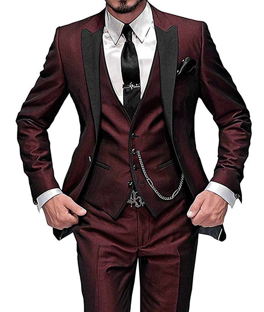 Costume trois pièces pour homme - Meilleur costume de mariage pour le marié - Allomarc.com