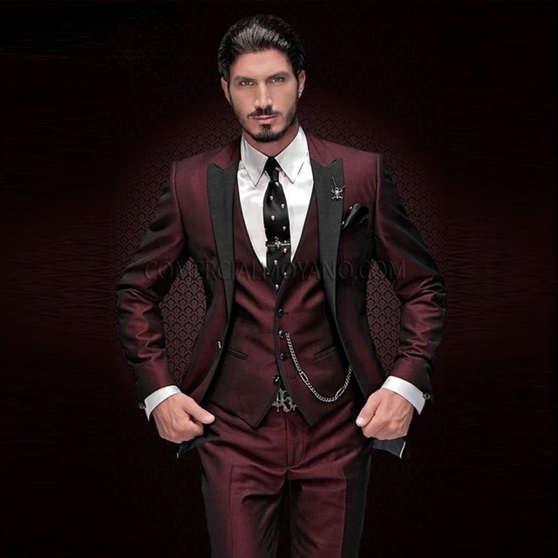 Costume trois pièces pour homme - Meilleur costume de mariage pour le marié - Allomarc.com