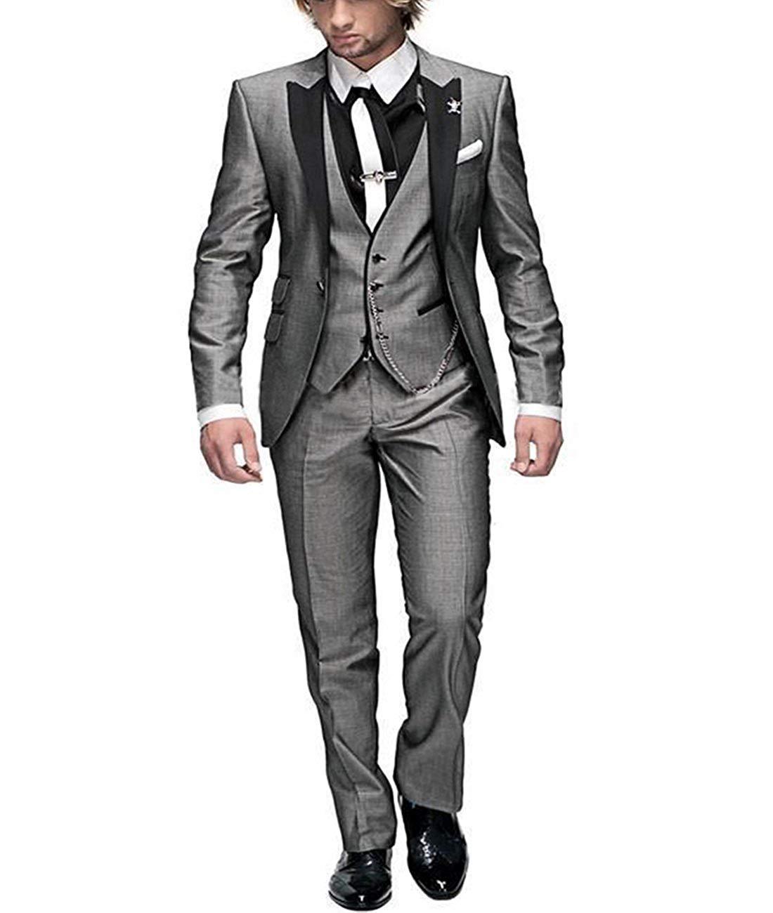 Costume trois pièces pour homme - Meilleur costume de mariage pour le marié - Allomarc.com