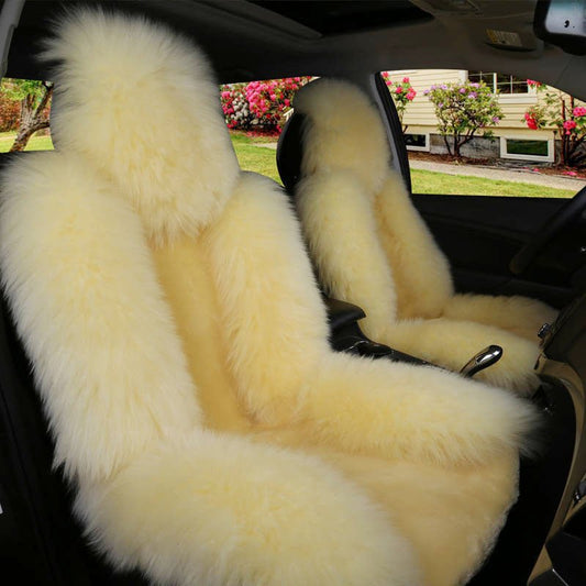 Coussin de voiture d'hiver en laine et cachemire - Allomarc.com