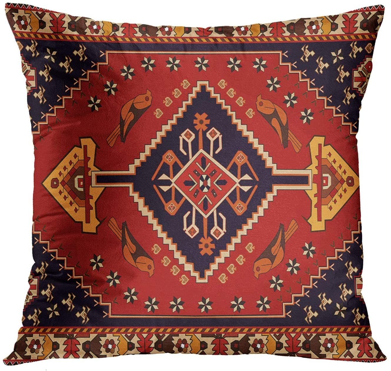 Coussin Éthique en Lin Persan Bohème - Allomarc.com
