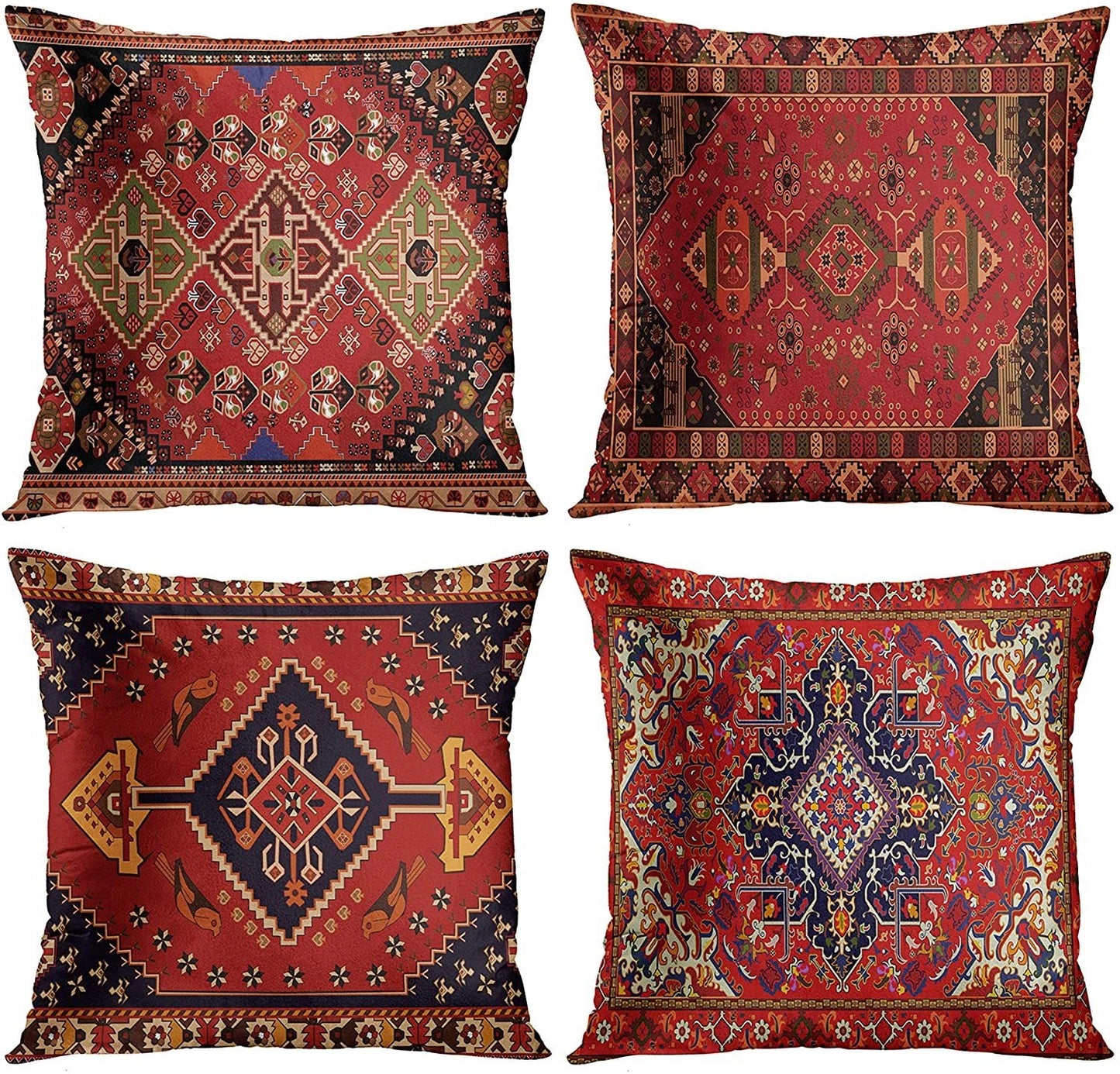 Coussin Éthique en Lin Persan Bohème - Allomarc.com