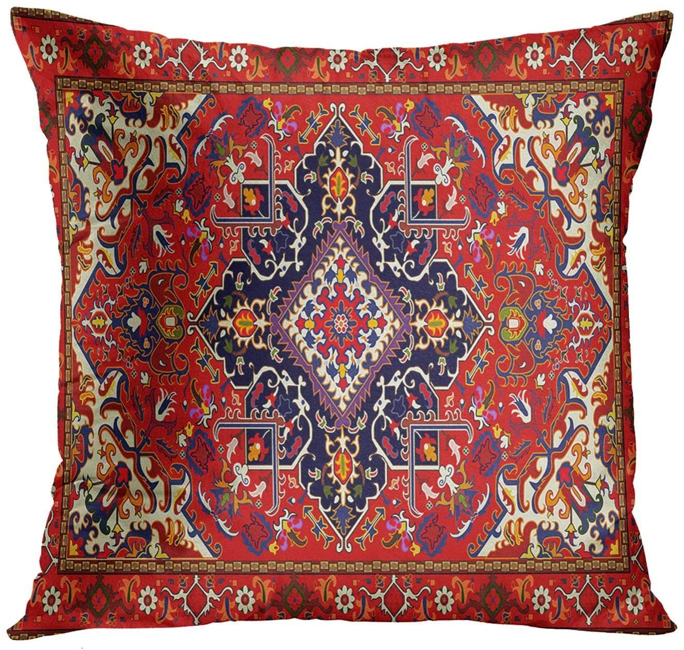 Coussin Éthique en Lin Persan Bohème - Allomarc.com