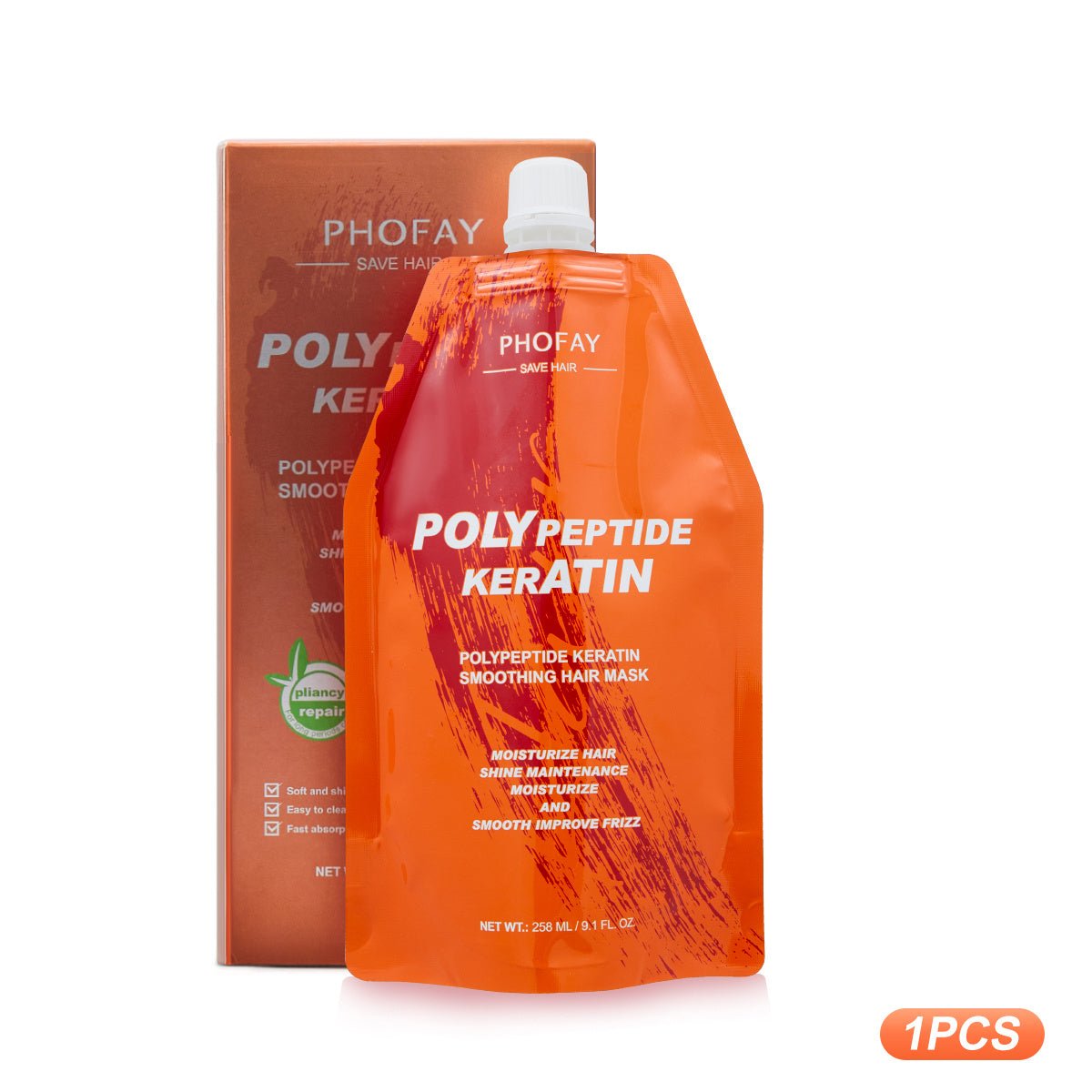 Crème de Restauration pour Cheveux Brûlés PHOFAY POLY KERATIN - Allomarc.com