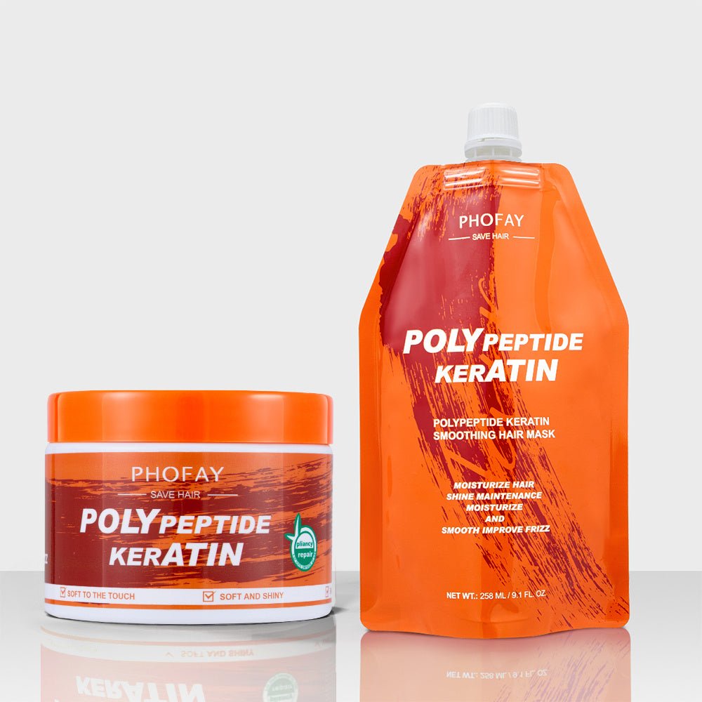 Crème de Restauration pour Cheveux Brûlés PHOFAY POLY KERATIN - Allomarc.com