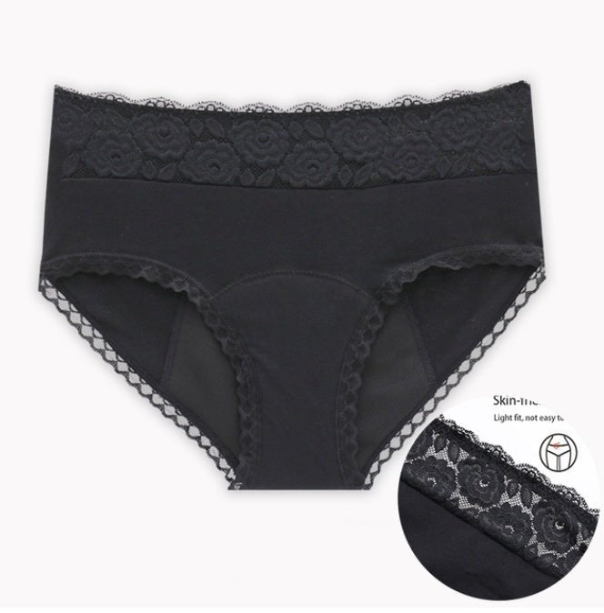 Culotte Physiologique Femme Large Taille en Coton - Sous - vêtements Étanches à Fuites Avant et Arrière - Allomarc.com