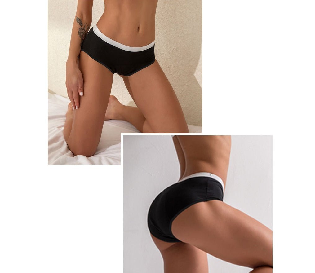 Culotte Physiologique Femme Large Taille en Coton - Sous - vêtements Étanches à Fuites Avant et Arrière - Allomarc.com