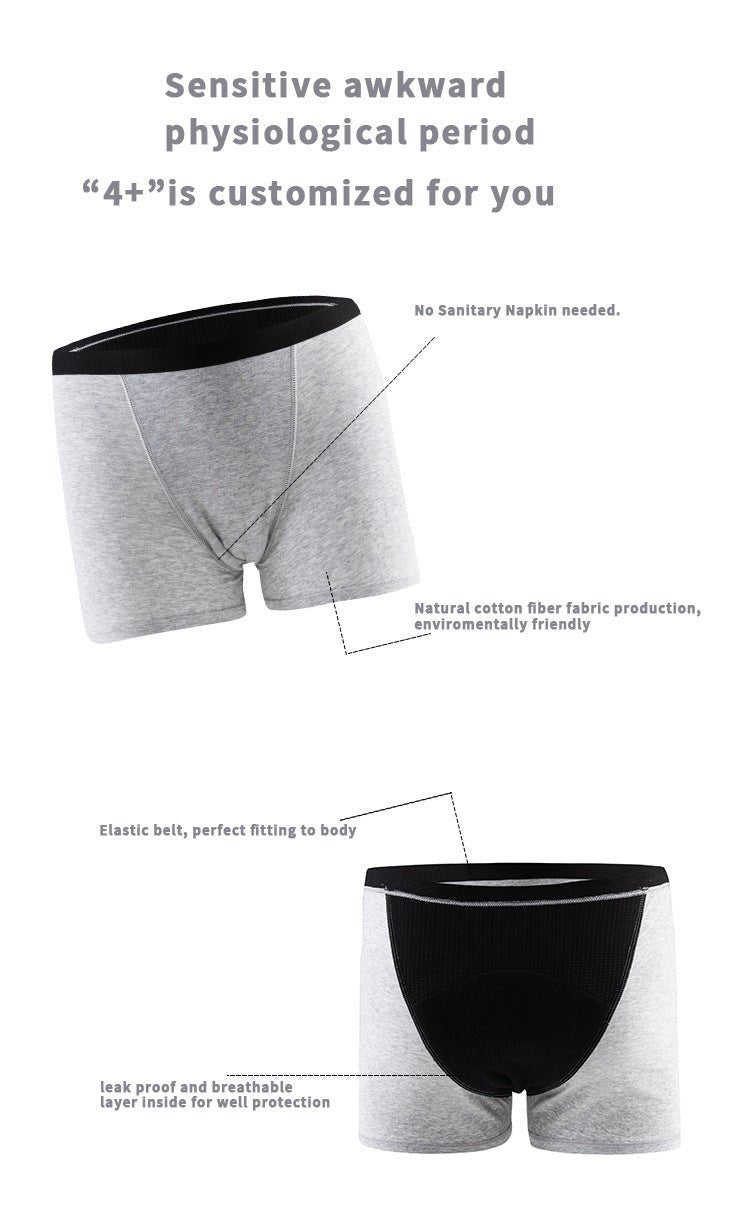 Culottes Physiologiques Menstruelles avec Serviettes Hygiéniques Intégrées - Allomarc.com