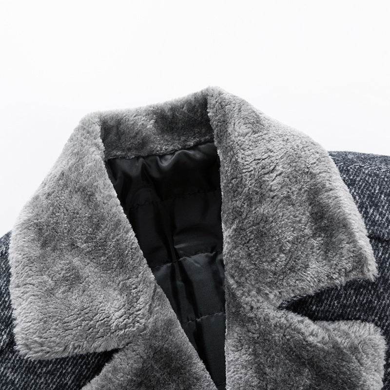 Manteau en Laine pour Hommes de Milieu d'Âge - Allomarc.com