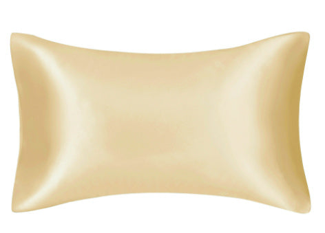 Housse de Coussin en Satin de Soie Polychrome avec Fermeture Éclair