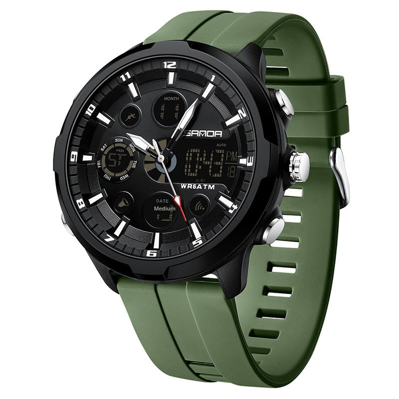 Montre Casuelle pour Homme Étanche et Multifonctionnelle