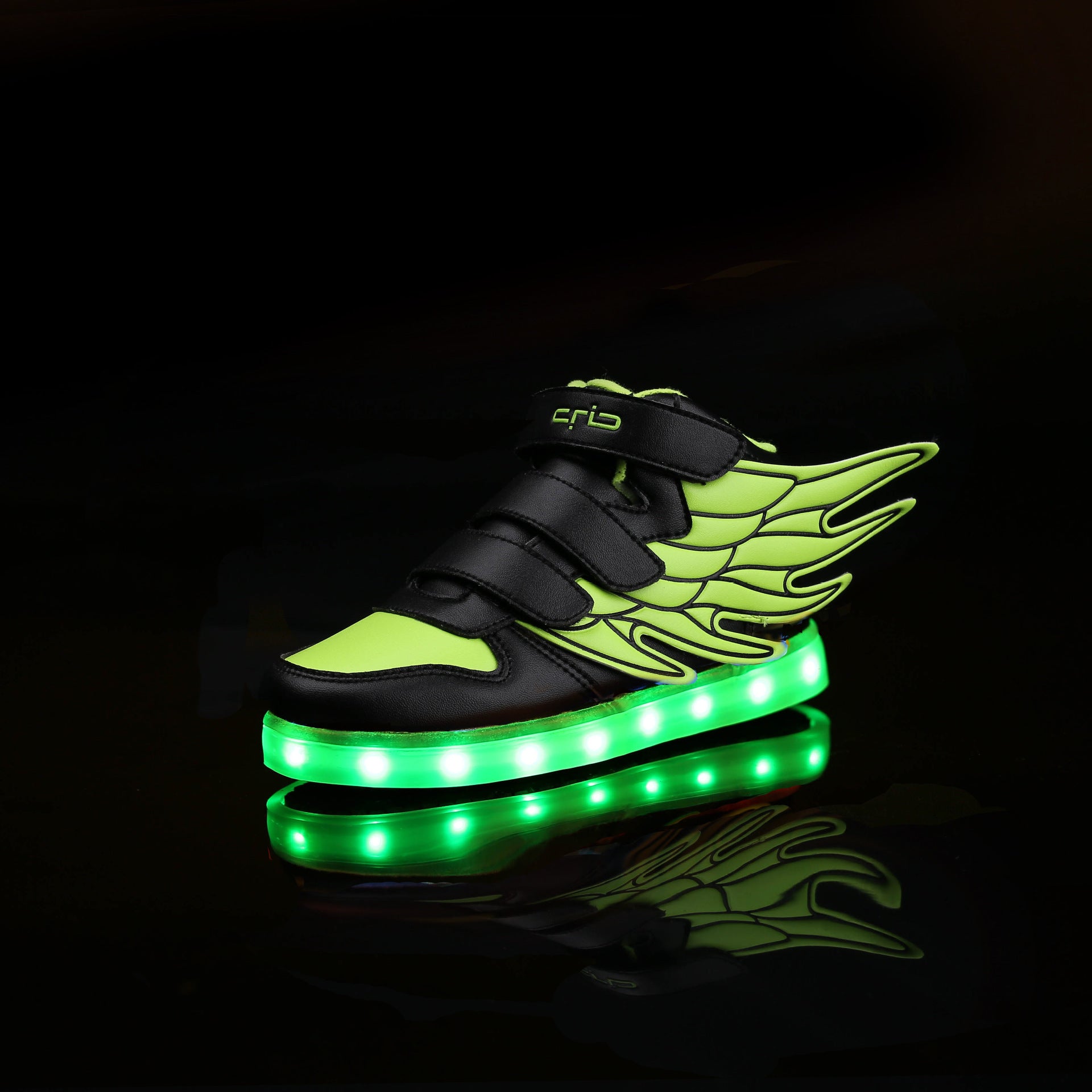 Chaussures LED pour enfants avec ailes lumineuses - Chaussures de loisirs colorées