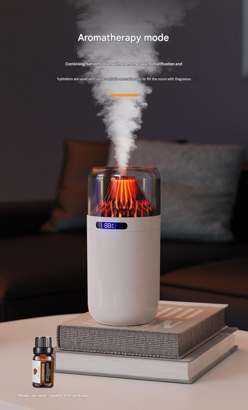 Humidificateur USB Volcano Compact - Parfait pour Votre Voiture