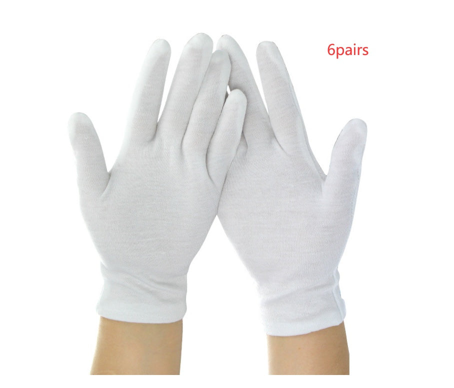 Gants en Coton Blancs de Haute Qualité pour Hommes