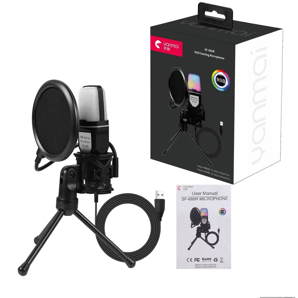 Microphone de Jeu RGB Transparent Esports - Allomarc.com