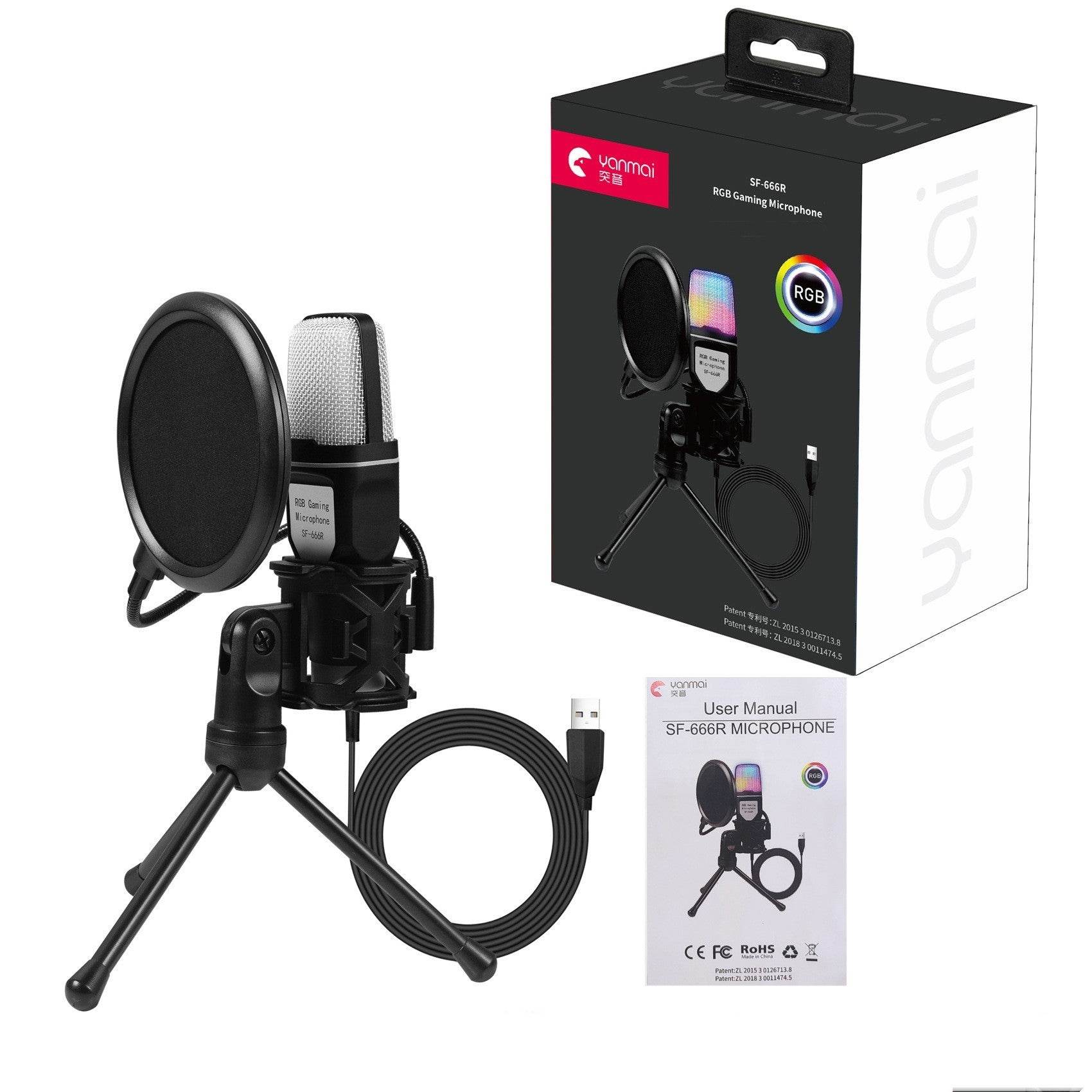 Microphone de Jeu RGB Transparent Esports - Allomarc.com