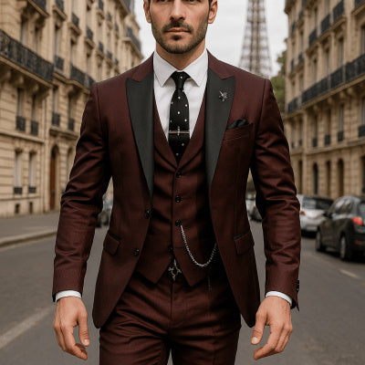 Costume trois pièces pour homme - Meilleur costume de mariage pour le marié