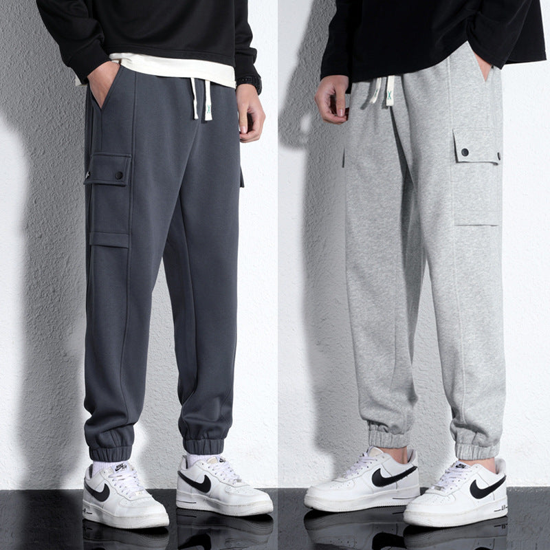 Pantalons de Sport en Coton Tricotés Hommes