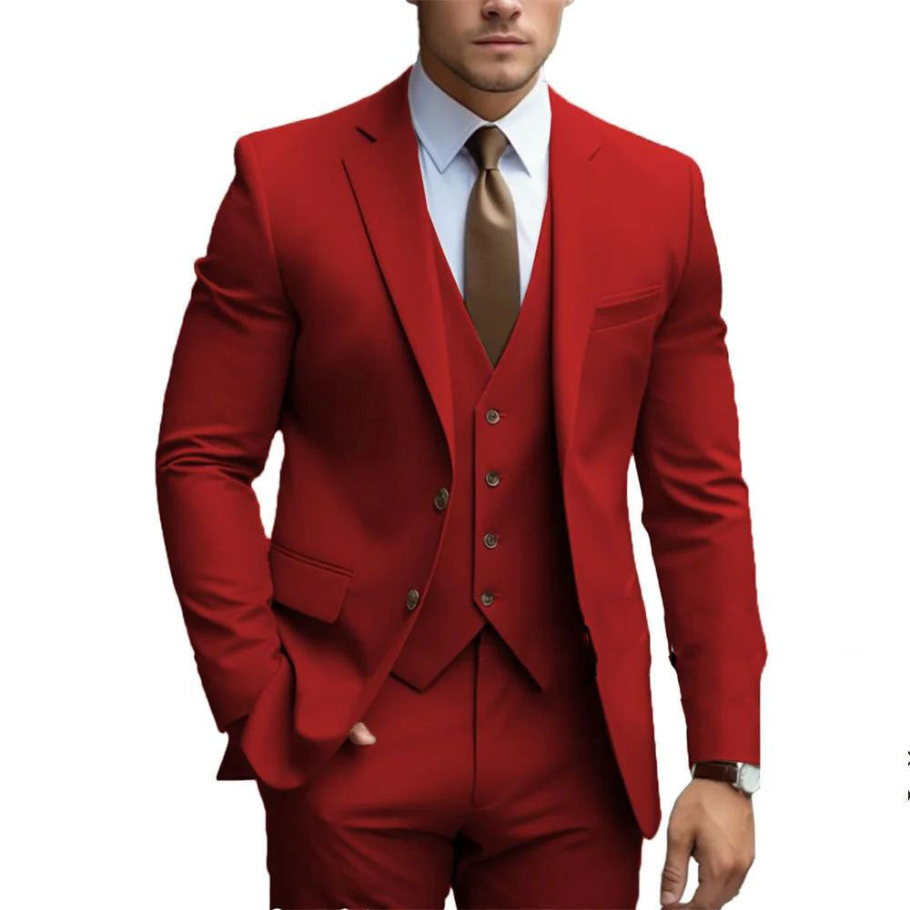 Costume trois pièces homme business casual pour mariage
