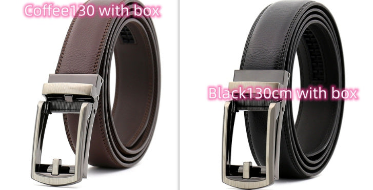 Ceinture à boucle automatique en cuir