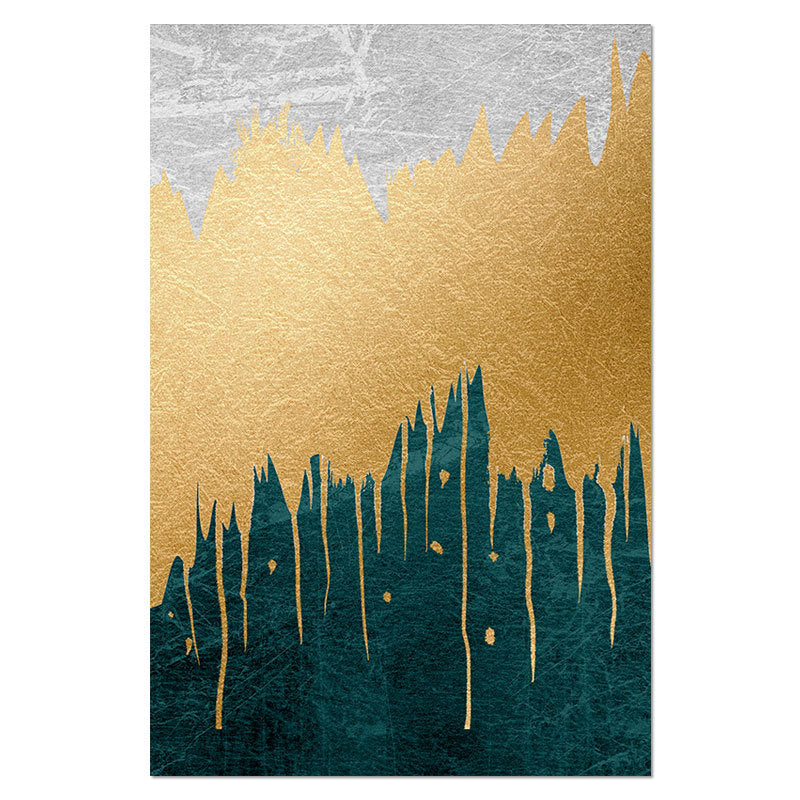 Peinture murale abstraite paysage sur toile - Affiche nordique