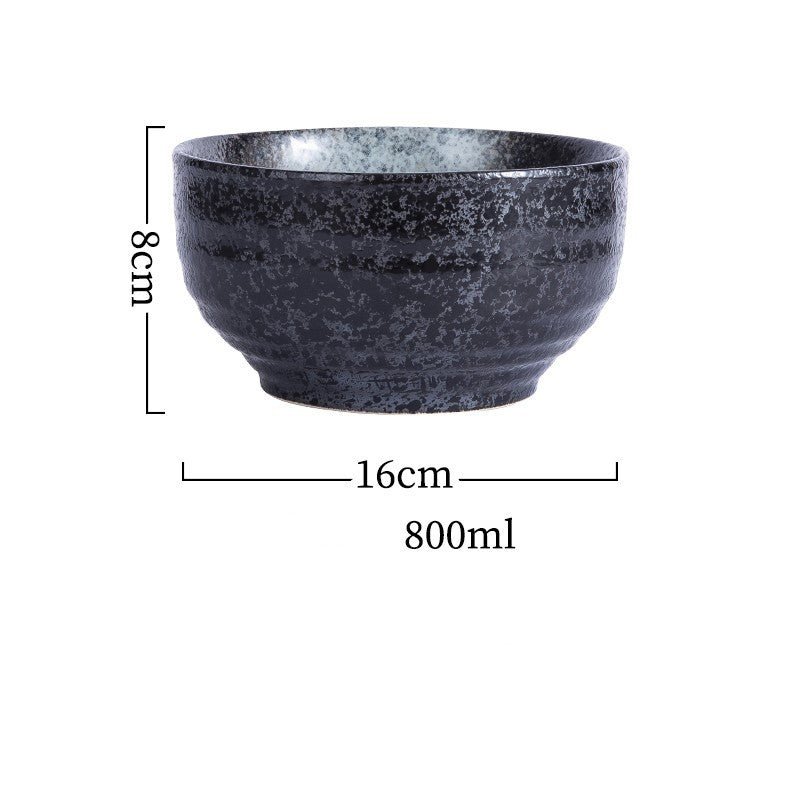 Bol à Ramen en Céramique de Style Japonais avec Baguettes et Cuillère