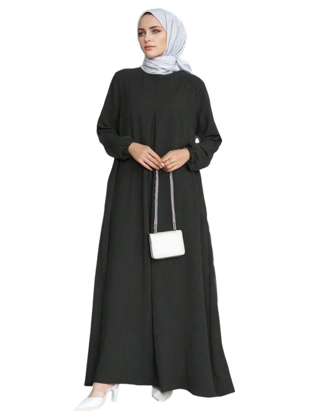 Robe Longue à Manches Longues Loose de Tempérament Arabe