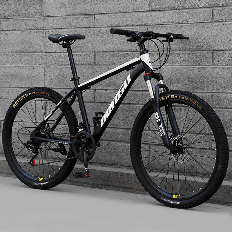 Vélo de montagne 24/26 pouces avec frein à disque et absorption de chocs