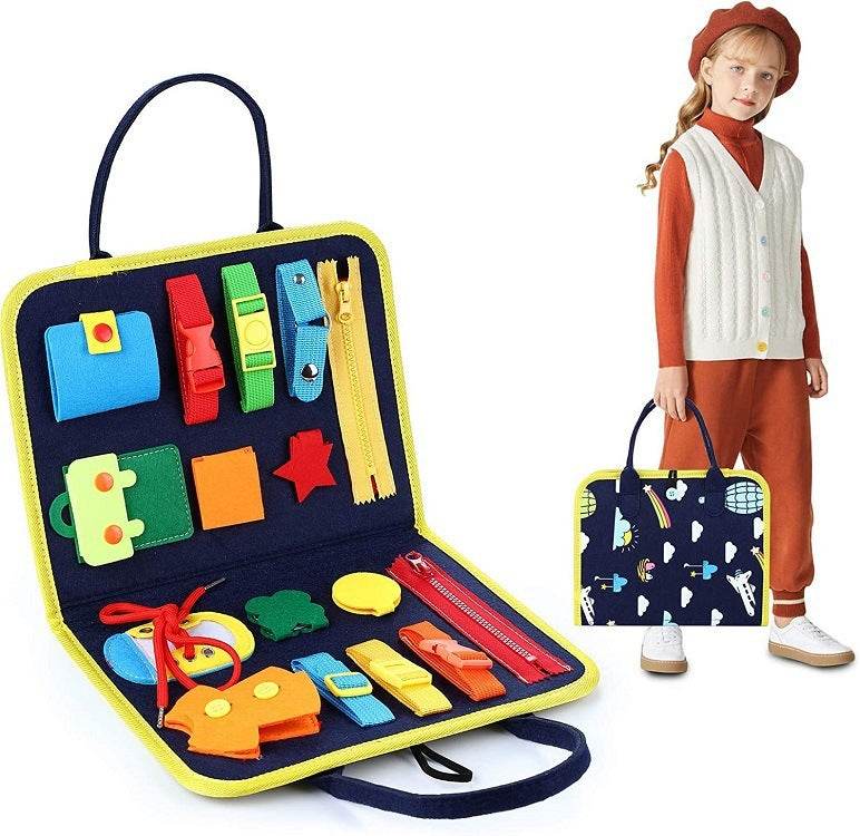 Livre d'Activités Enfant : Tableau Sensoriel d'Apprentissage - Allomarc.com
