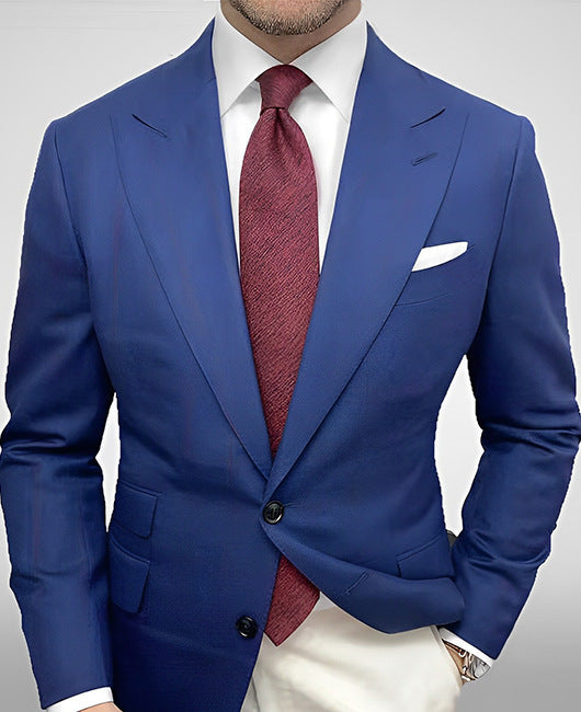 Veste de Costume Légère pour Homme à Motif À Carreaux